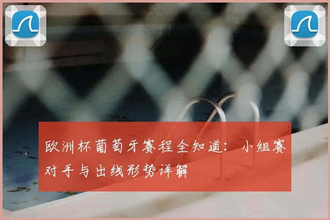 欧洲杯葡萄牙赛程全知道：小组赛对手与出线形势详解